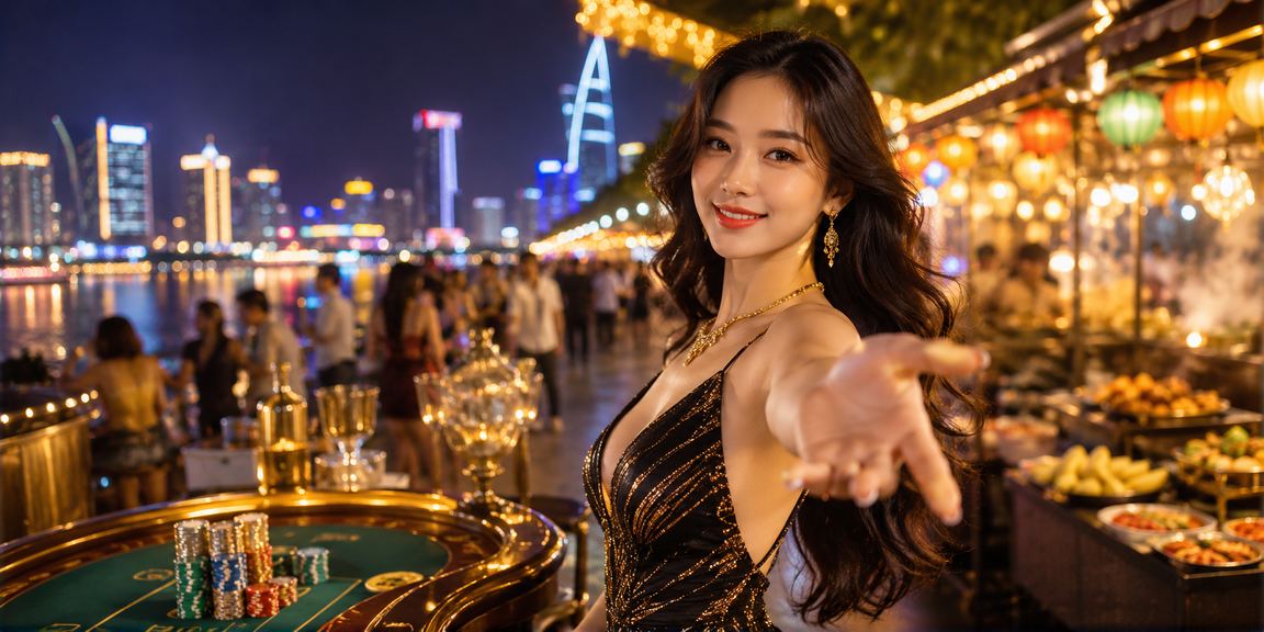 Không khí giải trí casino sôi động tại chợ đêm TP.Hồ Chí Minh